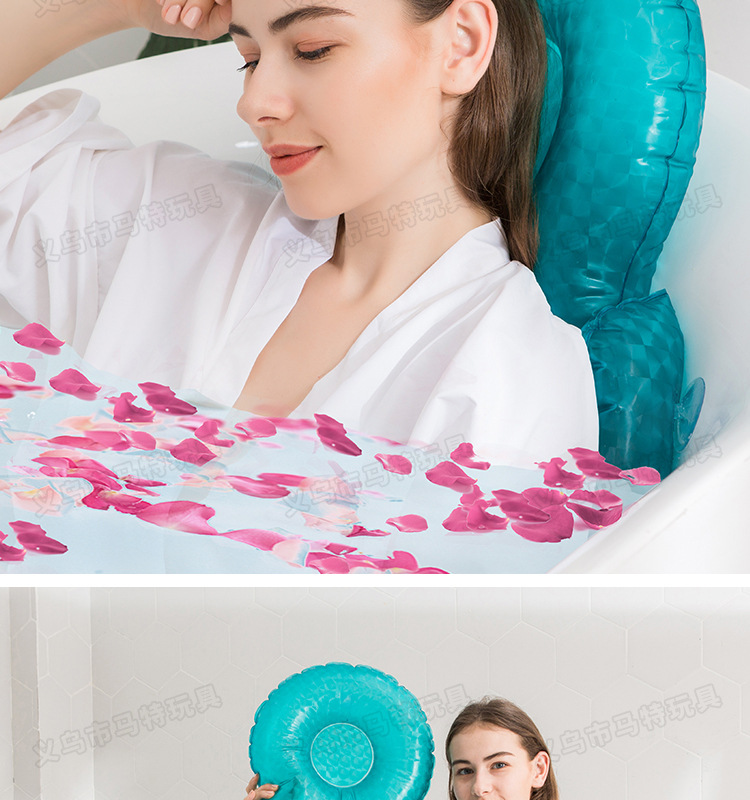 New Cross-Border Inflatable Spa Cushion Bathtub Butt Flap Backrest Sucker Beauty Hip Pad Chair Cushion Water Injection New Cross-Border Inflatable Spa Cushion Bathtub Butt Flap Backrest Sucker Beauty Hip Pad Chair Cushion Water Injection