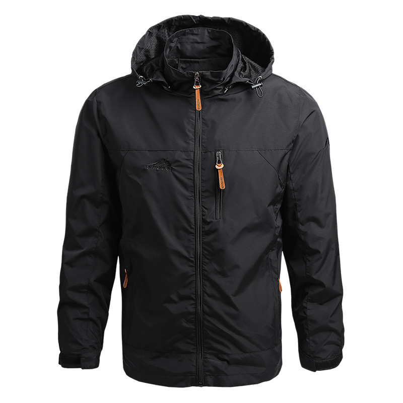 Cross-Border 2021 Spring and Autumn Coat Men&#039;s Fashion Foreign Trade Mountaineering Shell Jacket Windcheater Outdoor Sports Jacket Men&#039;s Clothing