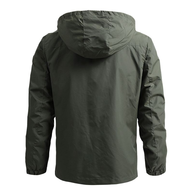 Cross-Border 2021 Spring and Autumn Coat Men&#039;s Fashion Foreign Trade Mountaineering Shell Jacket Windcheater Outdoor Sports Jacket Men&#039;s Clothing