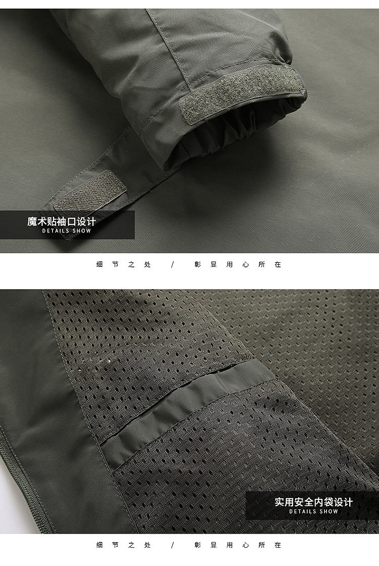 Cross-Border 2021 Spring and Autumn Coat Men's Fashion Foreign Trade Mountaineering Shell Jacket Windcheater Outdoor Sports Jacket Men's Clothing