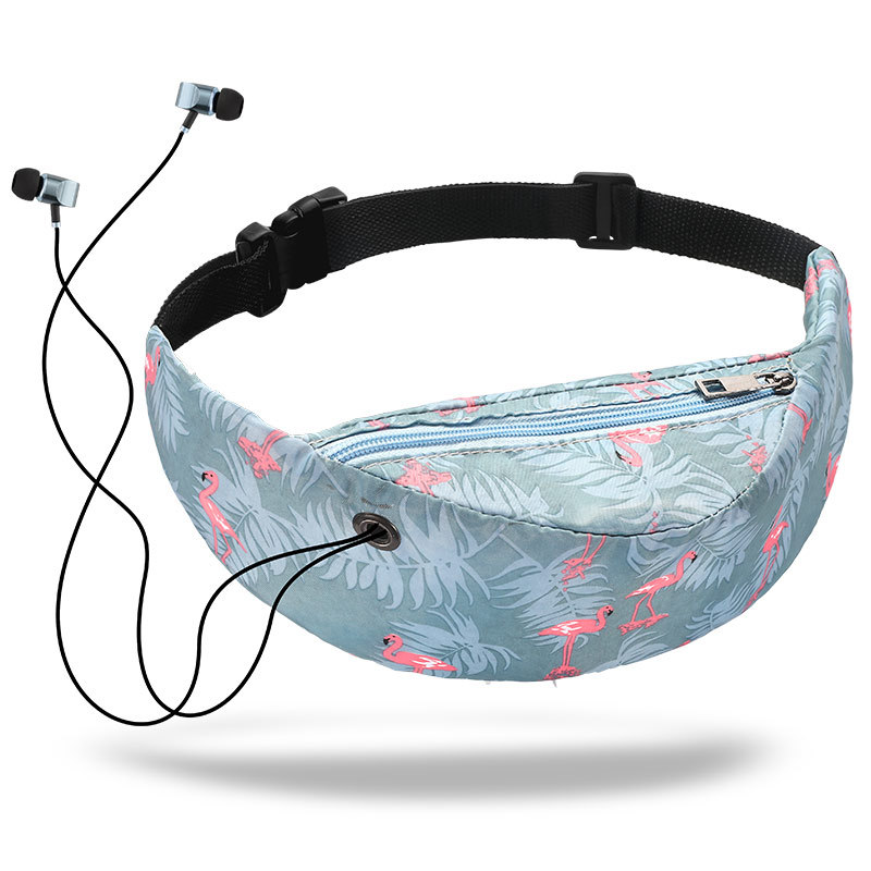 2019 Spring and Summer New Sports Waist Pack Digital Printing Unicorn Outdoor Pocket Sports Travel Casual Women Bag