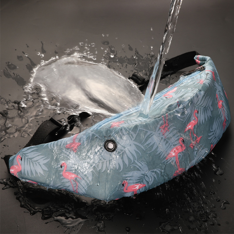 2019 Spring and Summer New Sports Waist Pack Digital Printing Unicorn Outdoor Pocket Sports Travel Casual Women Bag
