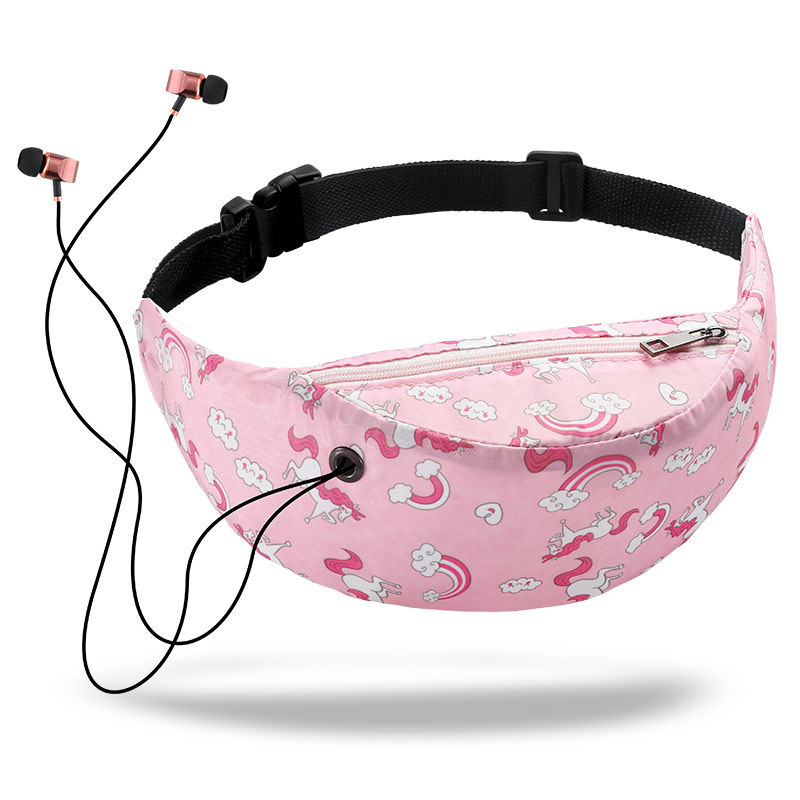 2019 Spring and Summer New Sports Waist Pack Digital Printing Unicorn Outdoor Pocket Sports Travel Casual Women Bag 2019 Spring and Summer New Sports Waist Pack Digital Printing Unicorn Outdoor Pocket Sports Travel Casual Women Bag