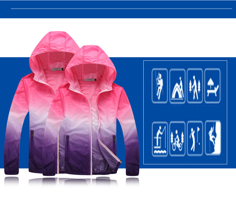Couple Wear Lightweight UV-Proof Jacket Sun Protection Clothing Women's Large Size Sun Protection Clothing Men's Outdoor Sports Skin Trench Coat Couple Wear Lightweight UV-Proof Jacket Sun Protection Clothing Women's Large Size Sun Protection Clothing Men's Outdoor Sports Skin Trench Coat