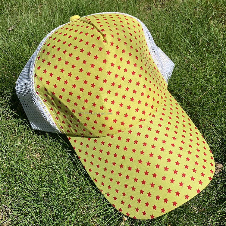 Fashion Printed Women Girl Mesh Baseball Cap Duckbill Cap Fashion Printed Women Girl Mesh Baseball Cap Duckbill Cap