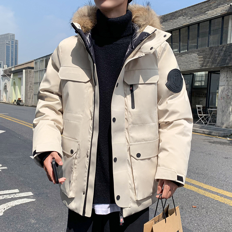 2021 New Men&#039;s down Jacket Winter Clothing Coat Outdoor Work Clothes Thick down Men&#039;s Hooded Quality Fashion Brand Men&#039;s Clothing