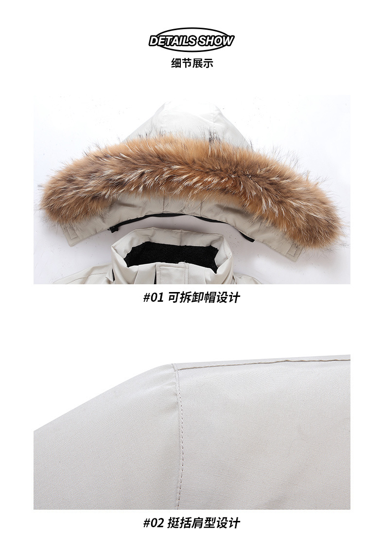 off-Season down Jacket Men's Autumn and Winter New Japanese Canadian Couple Outdoor Work Clothes Fur Collar Thickened Goose Coat for Men off-Season down Jacket Men's Autumn and Winter New Japanese Canadian Couple Outdoor Work Clothes Fur Collar Thickened Goose Coat for Men