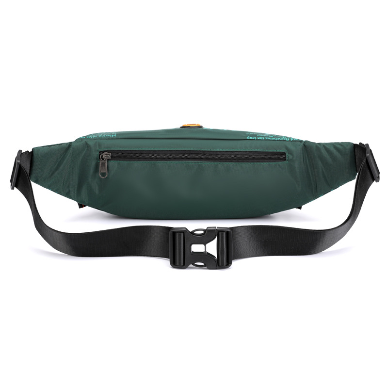 Exclusive for Cross-Border New Outdoor Men&#039;s Belt Bag Street Trendy Chest Bag Crossbody Bag Sports Running Personal Waist Bag