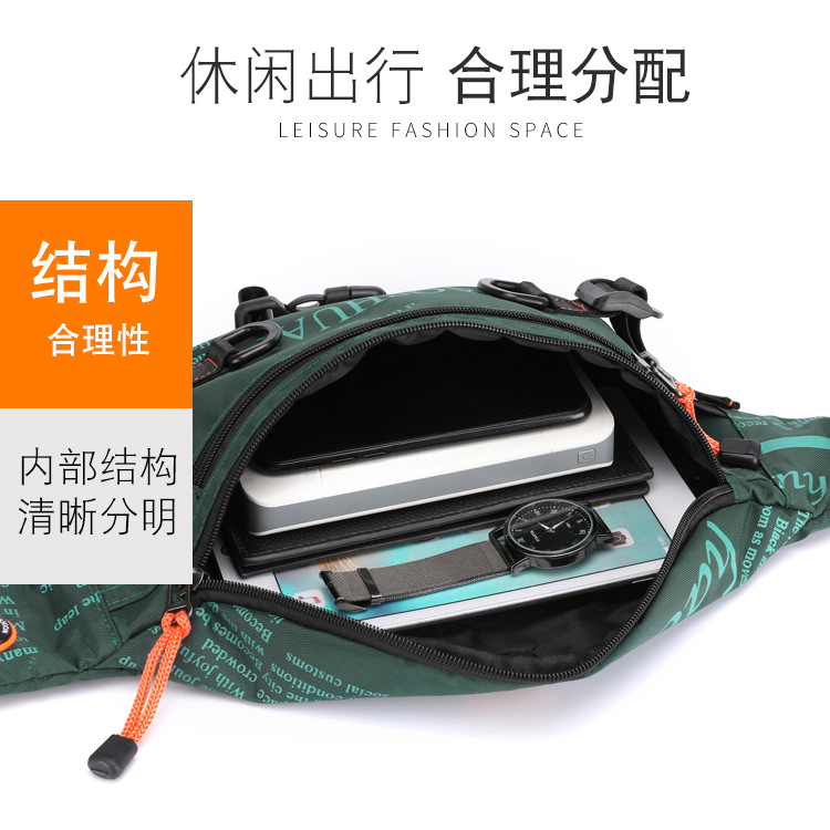 Exclusive for Cross-Border New Outdoor Men's Belt Bag Street Trendy Chest Bag Crossbody Bag Sports Running Personal Waist Bag Exclusive for Cross-Border New Outdoor Men's Belt Bag Street Trendy Chest Bag Crossbody Bag Sports Running Personal Waist Bag