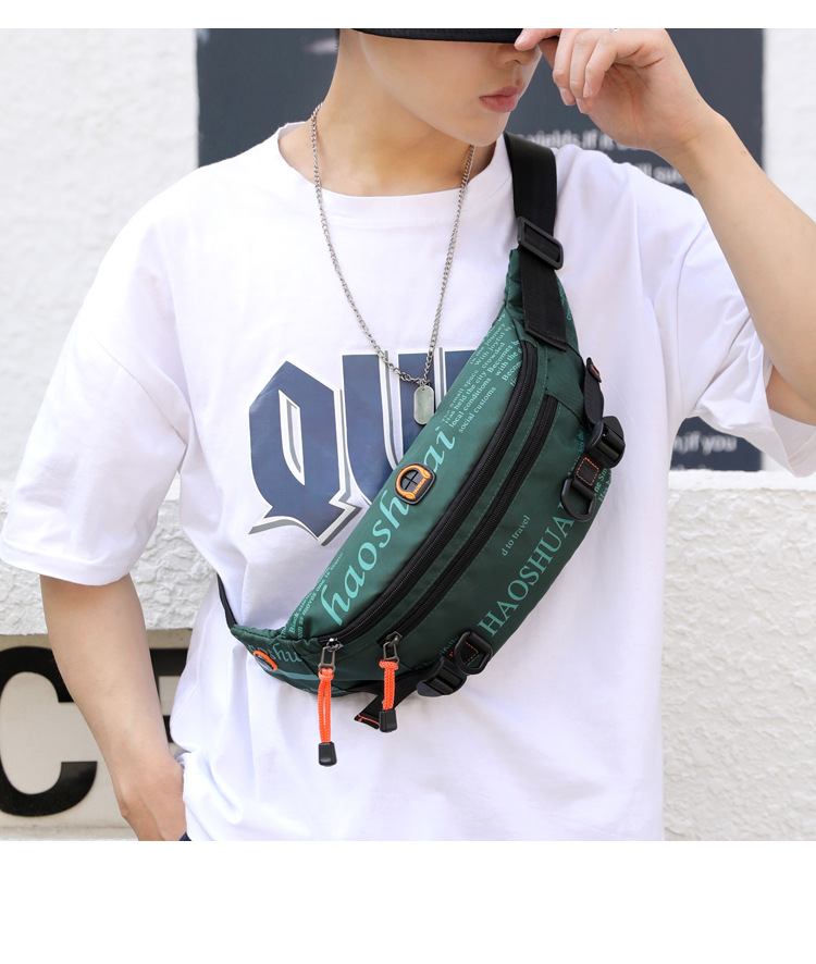 Exclusive for Cross-Border New Outdoor Men's Belt Bag Street Trendy Chest Bag Crossbody Bag Sports Running Personal Waist Bag Exclusive for Cross-Border New Outdoor Men's Belt Bag Street Trendy Chest Bag Crossbody Bag Sports Running Personal Waist Bag