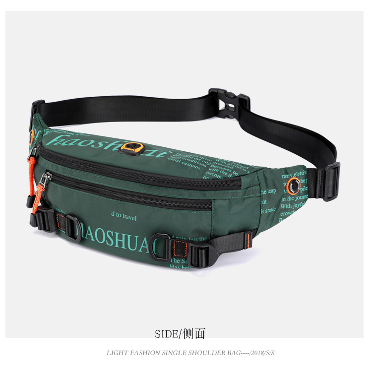 Exclusive for Cross-Border New Outdoor Men's Belt Bag Street Trendy Chest Bag Crossbody Bag Sports Running Personal Waist Bag Exclusive for Cross-Border New Outdoor Men's Belt Bag Street Trendy Chest Bag Crossbody Bag Sports Running Personal Waist Bag