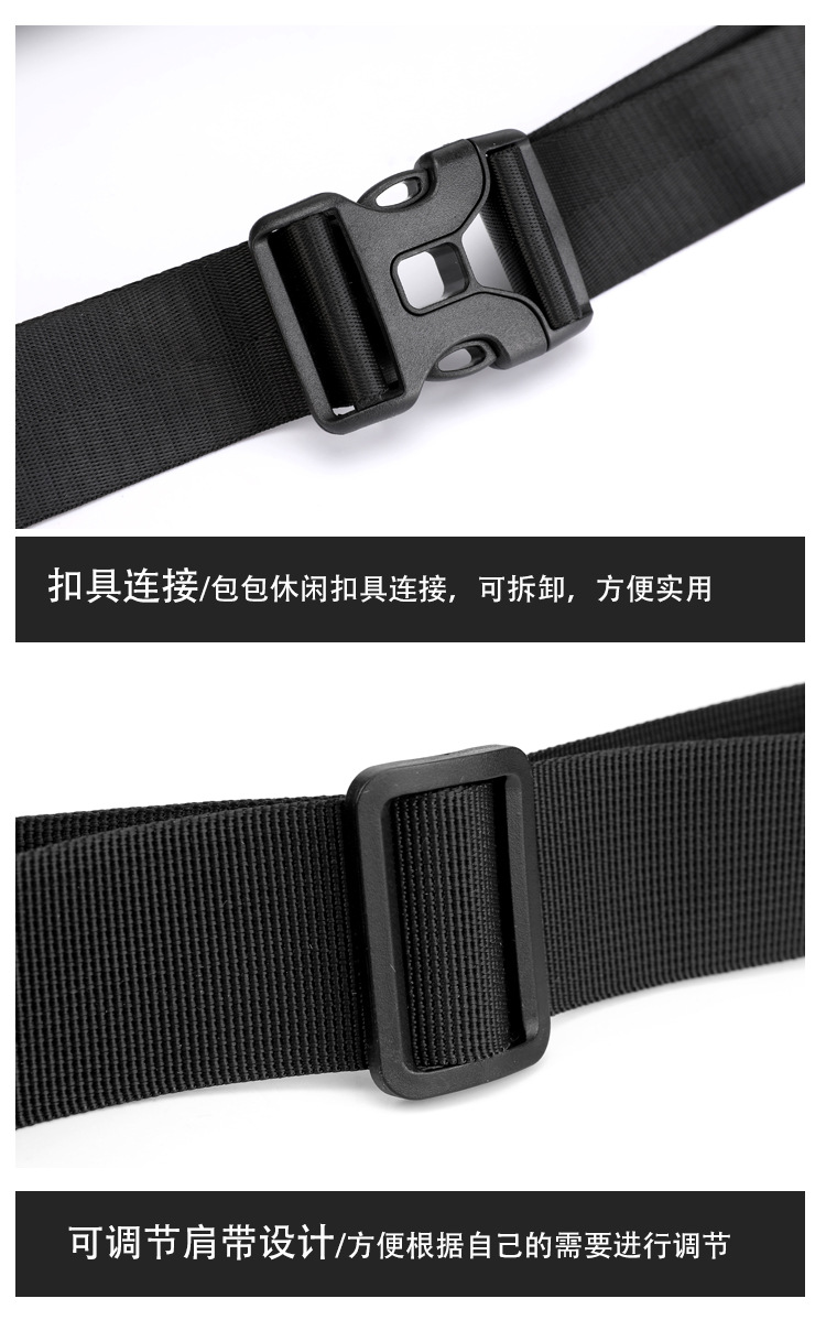 Exclusive for Cross-Border New Outdoor Men's Belt Bag Street Trendy Chest Bag Crossbody Bag Sports Running Personal Waist Bag Exclusive for Cross-Border New Outdoor Men's Belt Bag Street Trendy Chest Bag Crossbody Bag Sports Running Personal Waist Bag
