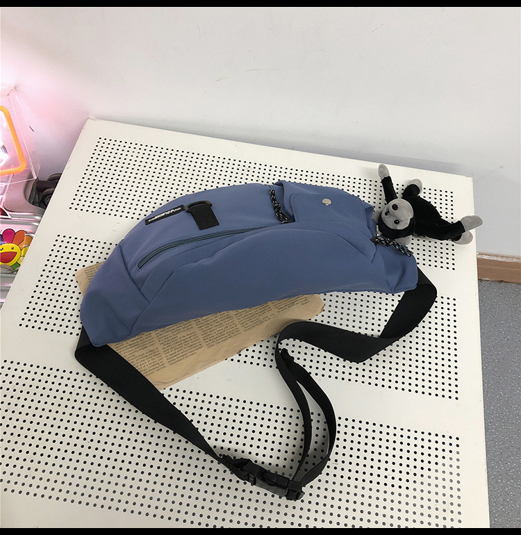 Fashion Brand Japanese Chest Bag Men's Ins Simple Shoulder Bag Waist Pack Backpack Small Shoulder Bag Women's Canvas Students' Crossbody Bag Fashion Brand Japanese Chest Bag Men's Ins Simple Shoulder Bag Waist Pack Backpack Small Shoulder Bag Women's Canvas Students' Crossbody Bag