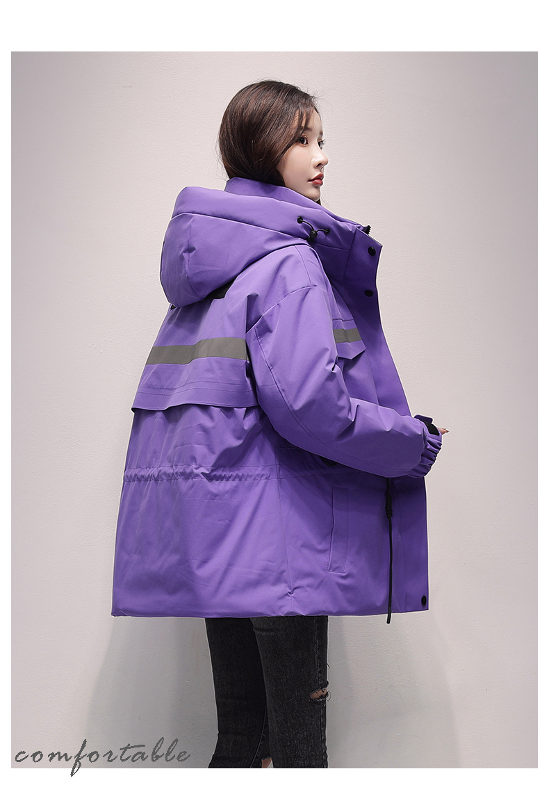 2021 Winter New Yaya down Jacket Women's Mid-Length Hooded Fashion Color Contrast Outdoor Work Clothes Ski Jacket 2021 Winter New Yaya down Jacket Women's Mid-Length Hooded Fashion Color Contrast Outdoor Work Clothes Ski Jacket