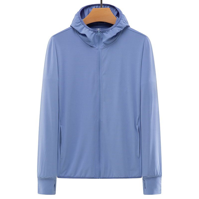 Men&#039;s Sun-Protective Clothing 2021 New Long Sleeve Korean Style Solid Color Thin Jacket Men&#039;s Outdoor Wholesale Tide Sun-Protective Clothing