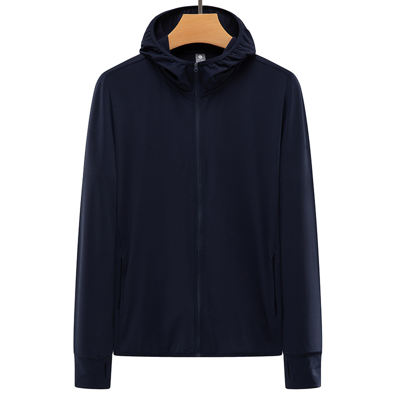 Men&#039;s Sun-Protective Clothing 2021 New Long Sleeve Korean Style Solid Color Thin Jacket Men&#039;s Outdoor Wholesale Tide Sun-Protective Clothing