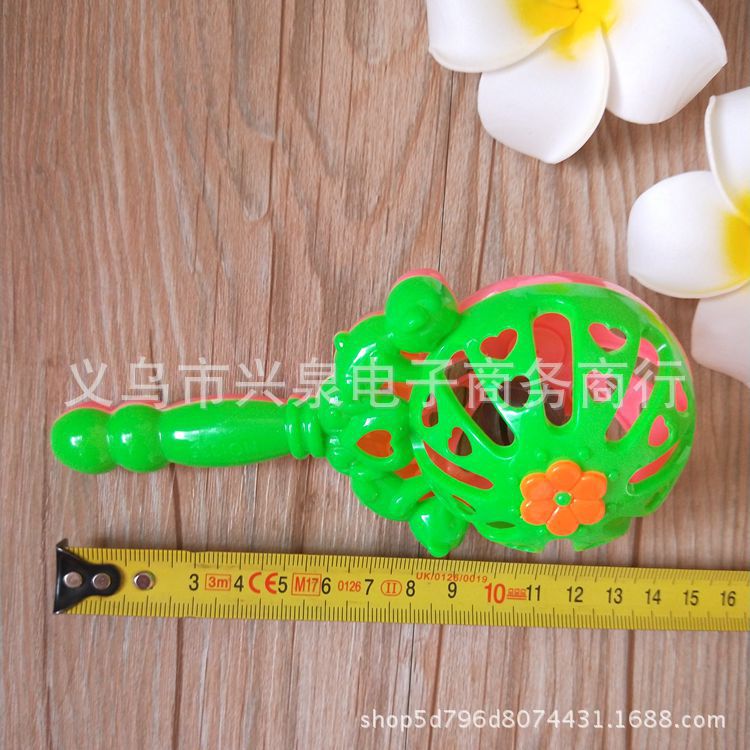 Large Bell Bola Stick Toys for Children and Infants with Whistle Rattle One Yuan Store Stall Supply