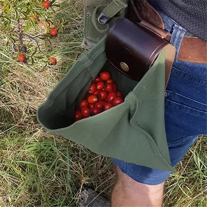 Camping Outdoor Foraging Bag Foraging Bag Fruit Picking Bag Waist Hanging Tool Bag Jungle Storage Bag Camping Outdoor Foraging Bag Foraging Bag Fruit Picking Bag Waist Hanging Tool Bag Jungle Storage Bag