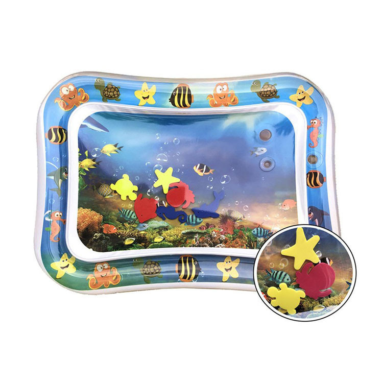 Baby Inflatable Pai Pai Le Water Cushion Marine Life Spray Water Cushion Baby Pat Pad Inflatable Water Cushion Prone Pat Pad