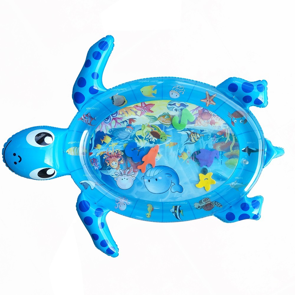 Factory Direct Sales PVC Slapped Pad Water Play Mat Inflatable Baby Water Mat Play Cushion Turtle Baby Learning Mat Factory Direct Sales PVC Slapped Pad Water Play Mat Inflatable Baby Water Mat Play Cushion Turtle Baby Learning Mat