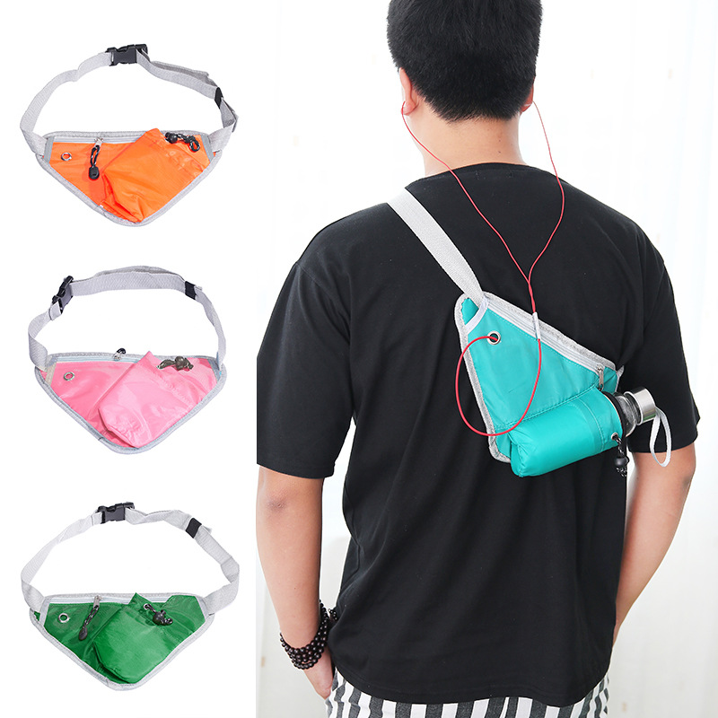 Korean Style Versatile Outdoor Travel Sports and Leisure Portable Waist Bag Close-Fitting Business Money Shoulder Bag Chest Bag Storage Waist Bag