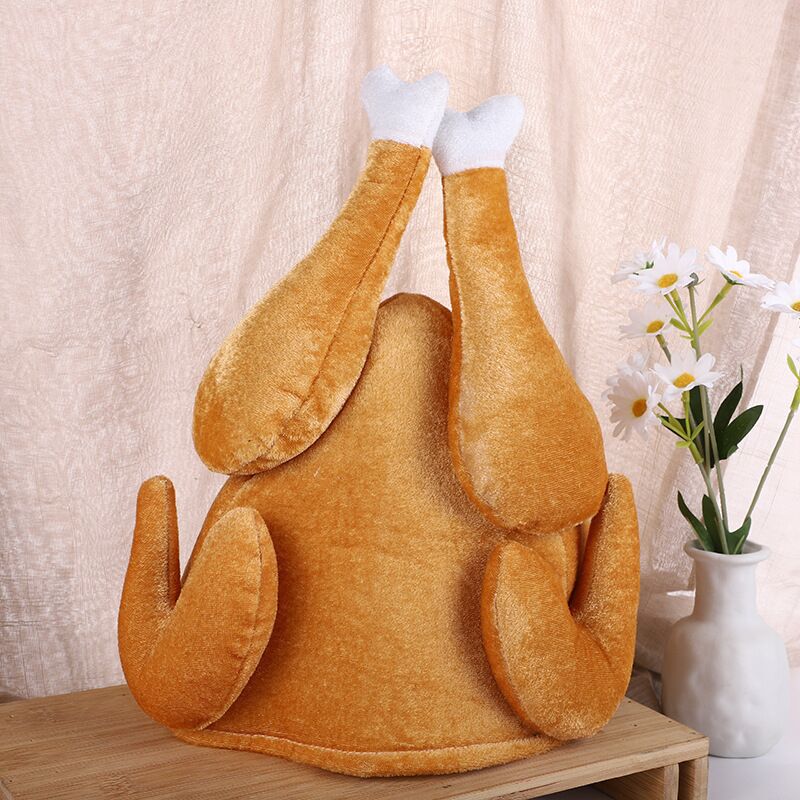 Halloween Chicken Leg Cap Thanksgiving Turkey Cap Irish Beer Festival Chicken Leg Cap Chicken Leg Cap