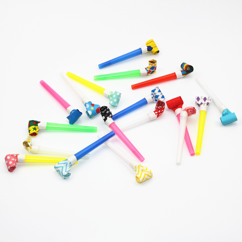 Wholesale Plastic Blowouts Children&#039;s Toy Whistle Birthday Party Gathering Atmosphere Cheering Props Speaker Stall Toys