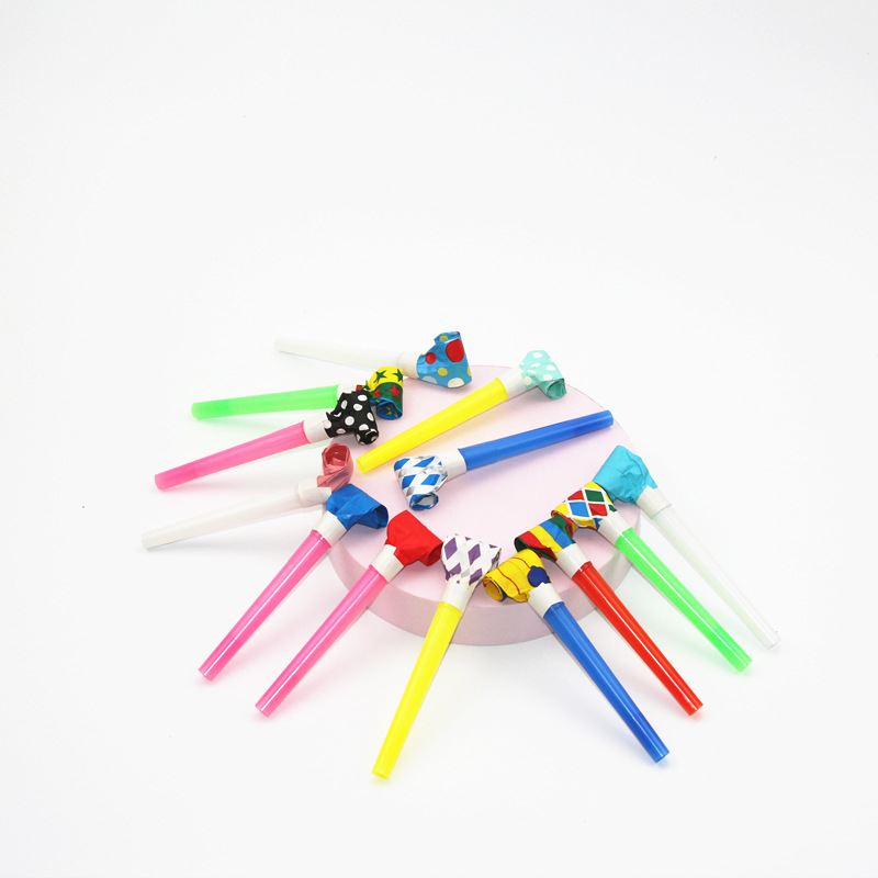 Wholesale Plastic Blowouts Children&#039;s Toy Whistle Birthday Party Gathering Atmosphere Cheering Props Speaker Stall Toys