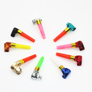Wholesale Plastic Blowouts Children's Toy Whistle Birthday Party Gathering Atmosphere Cheering Props Speaker Stall Toys Wholesale Plastic Blowouts Children's Toy Whistle Birthday Party Gathering Atmosphere Cheering Props Speaker Stall Toys