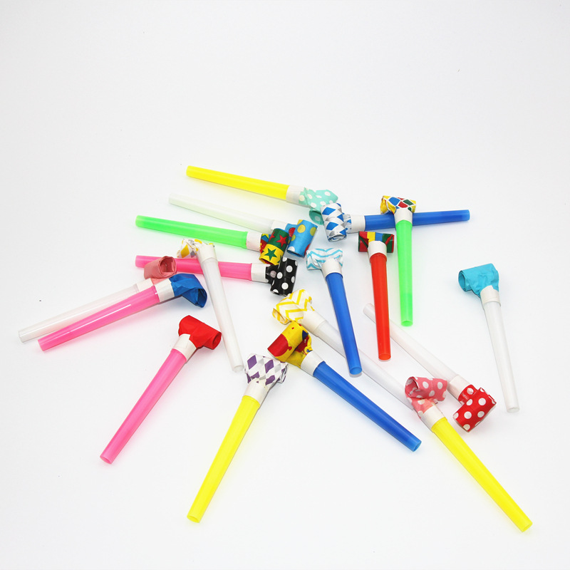 Wholesale Plastic Blowouts Children's Toy Whistle Birthday Party Gathering Atmosphere Cheering Props Speaker Stall Toys Wholesale Plastic Blowouts Children's Toy Whistle Birthday Party Gathering Atmosphere Cheering Props Speaker Stall Toys