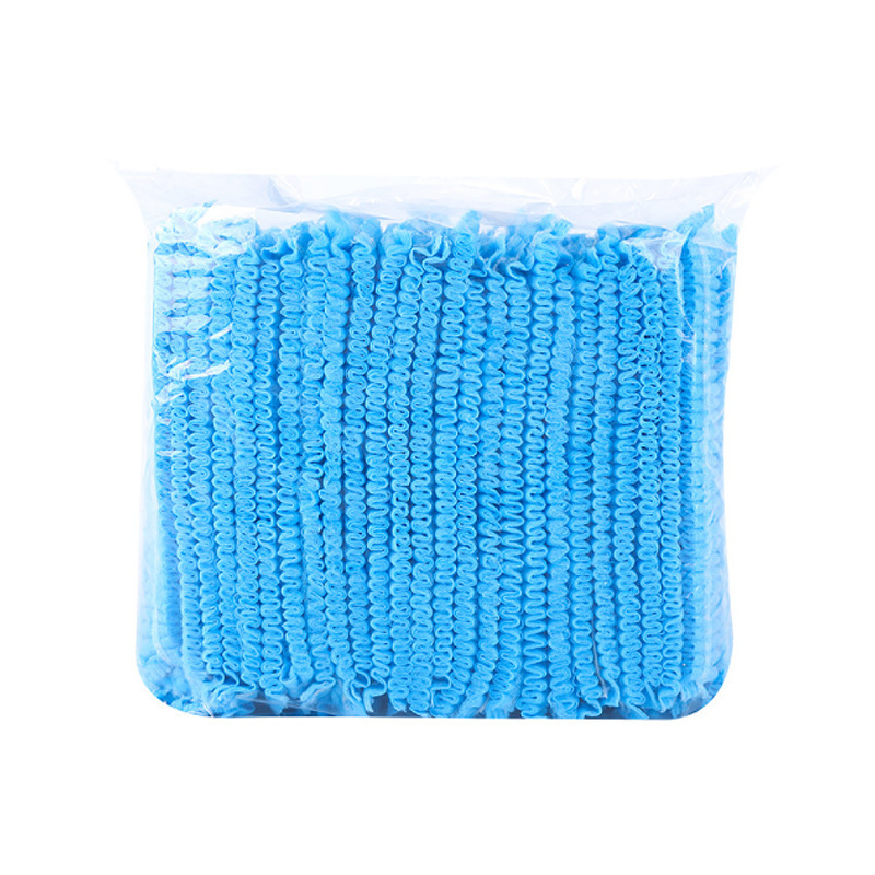 Disposable Hats Disposable Hat Dustproof Chef Cap Mob Cap Food Work Workshop Beauty Salon Headgear