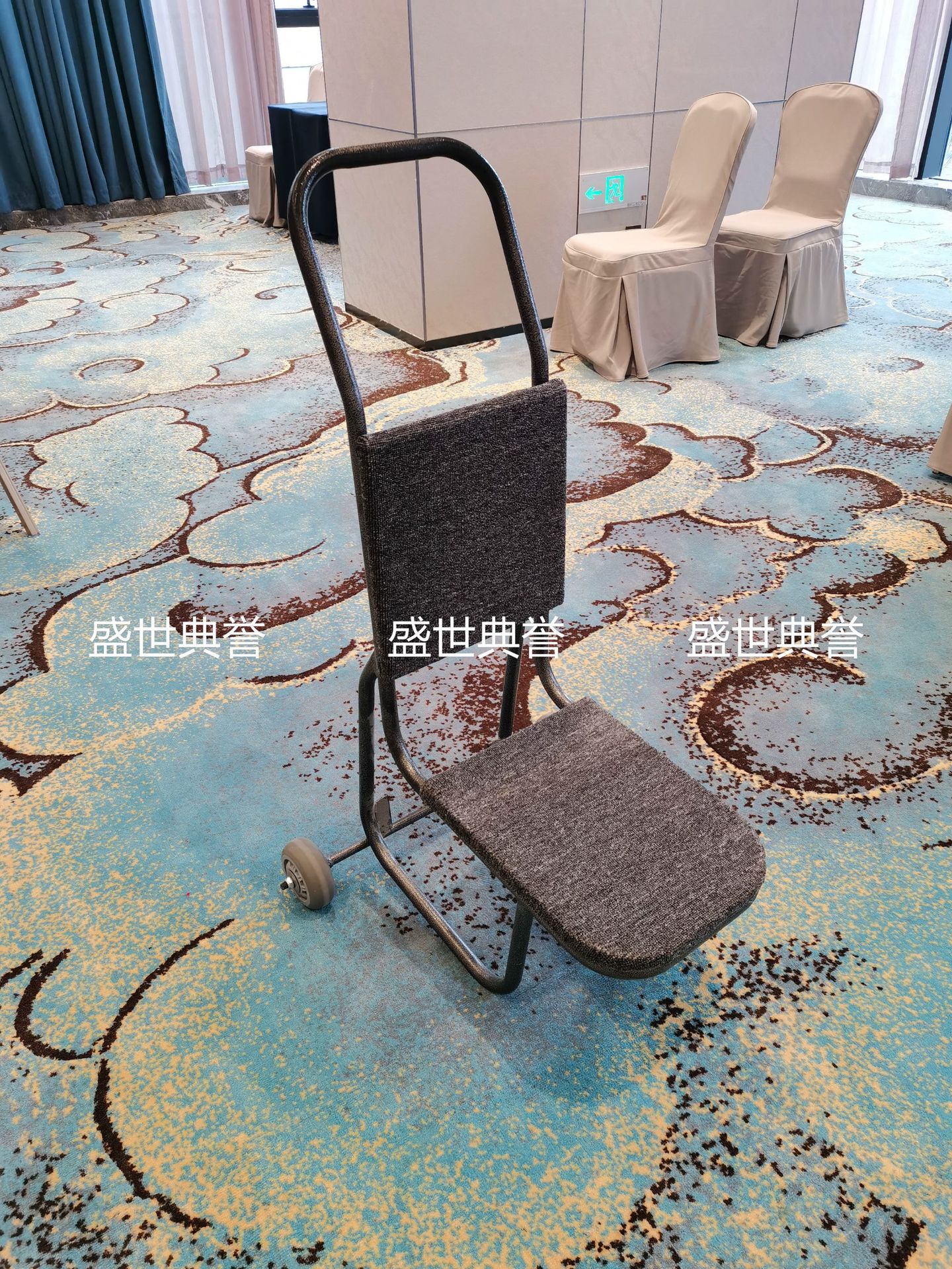 Wenzhou Banquet Center Chair Carrier Hotel Banquet Hall Chair-Type Cart Conference Folding Chair Transport Vehicle