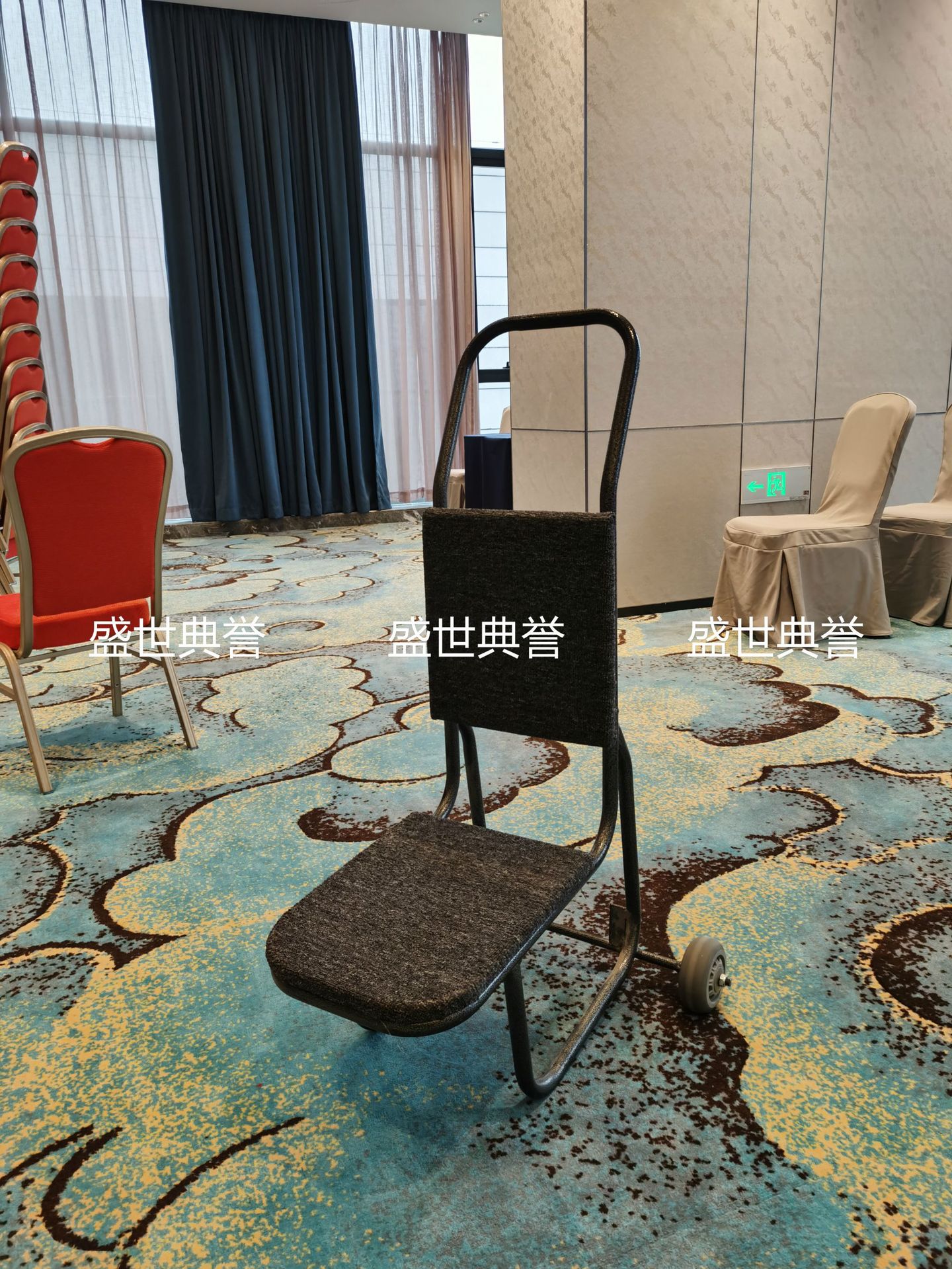 Wenzhou Banquet Center Chair Carrier Hotel Banquet Hall Chair-Type Cart Conference Folding Chair Transport Vehicle