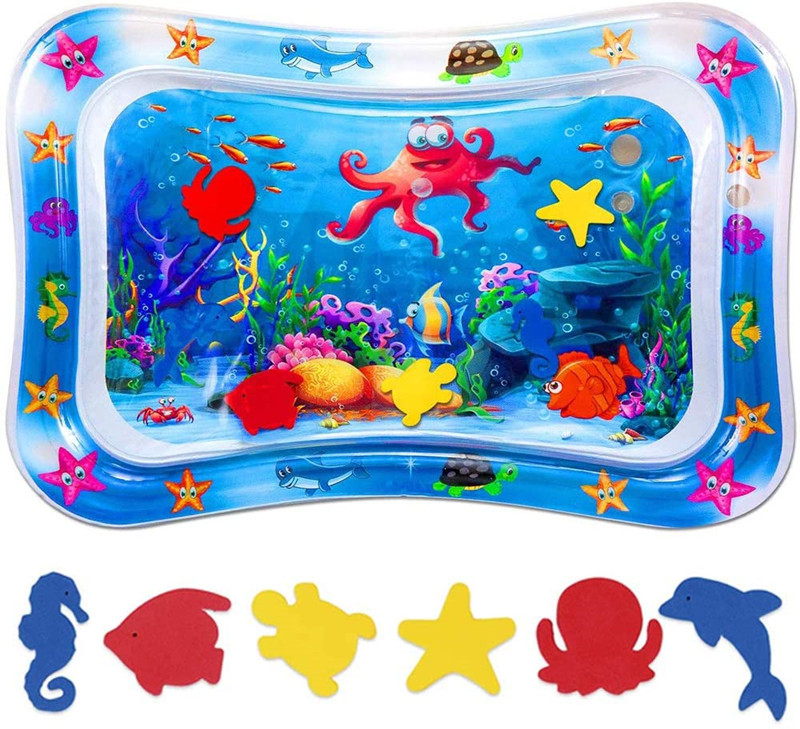 Factory Direct Sales Tummy Time Inflatable Baby Mat Toddlers Fun Activity Water Play Mat Baby Slapped Pad Slapped Mat Factory Direct Sales Tummy Time Inflatable Baby Mat Toddlers Fun Activity Water Play Mat Baby Slapped Pad Slapped Mat