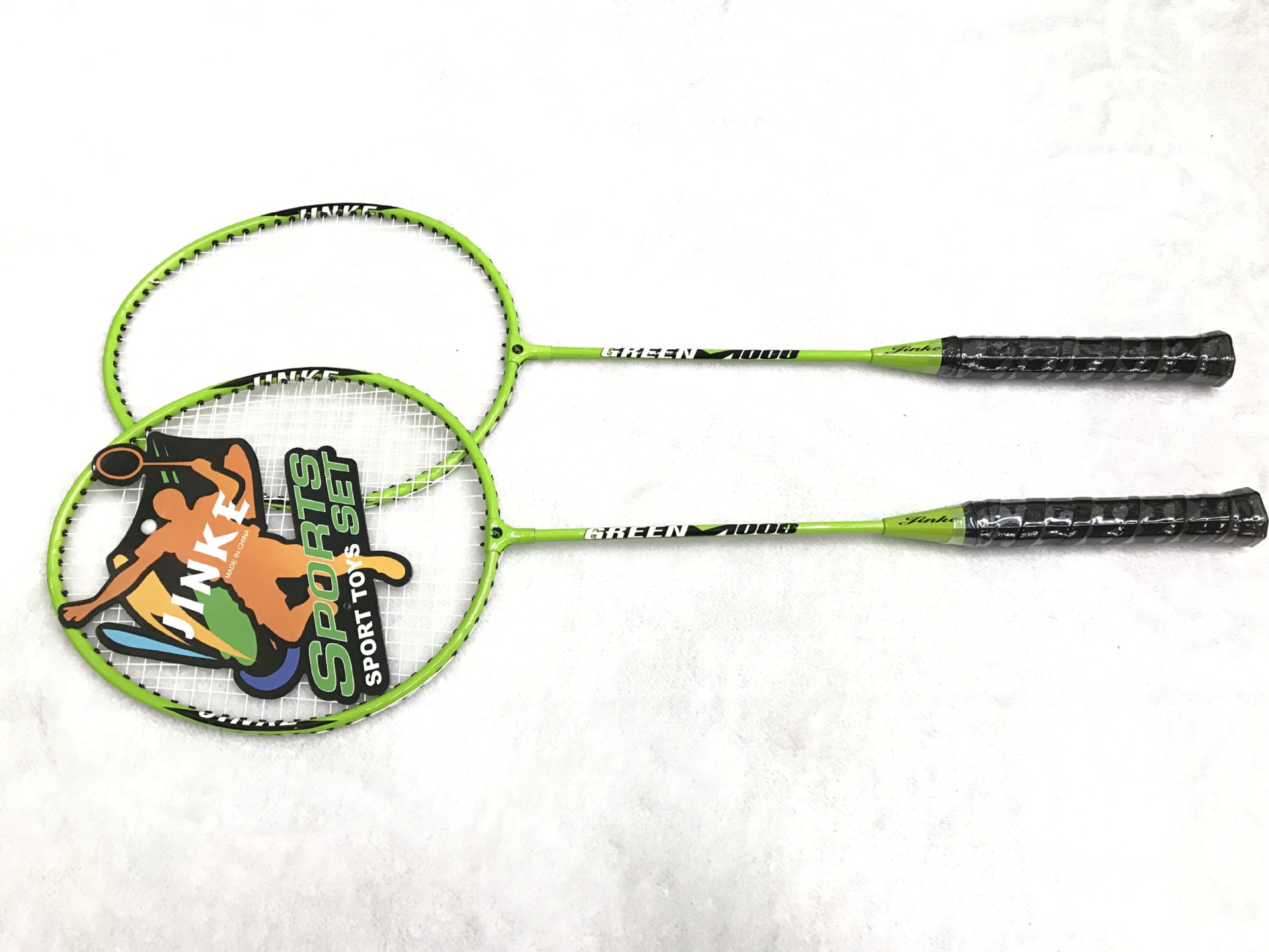 The factory direct selling jinke-1000 badminton racquet 2 to be used for the super light alloy competition training The factory direct selling jinke-1000 badminton racquet 2 to be used for the super light alloy competition training