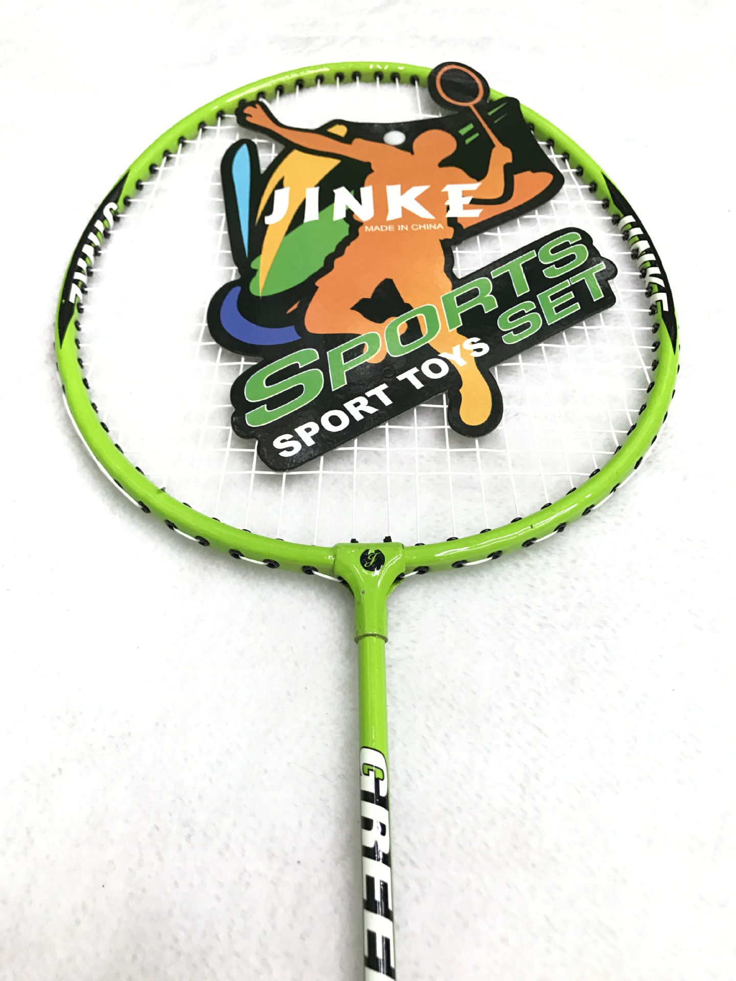 The factory direct selling jinke-1000 badminton racquet 2 to be used for the super light alloy competition training The factory direct selling jinke-1000 badminton racquet 2 to be used for the super light alloy competition training