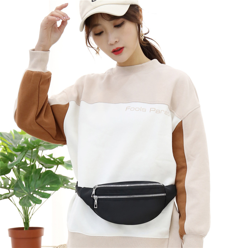 2020 New Cross-Border Hot Selling Sports Waist Bag Waterproof Phone Bag Korean Fashion Waist Bag Large Capacity Waist Bag