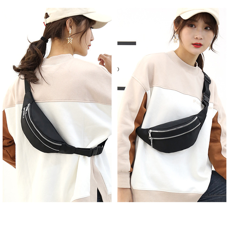 2020 New Cross-Border Hot Selling Sports Waist Bag Waterproof Phone Bag Korean Fashion Waist Bag Large Capacity Waist Bag