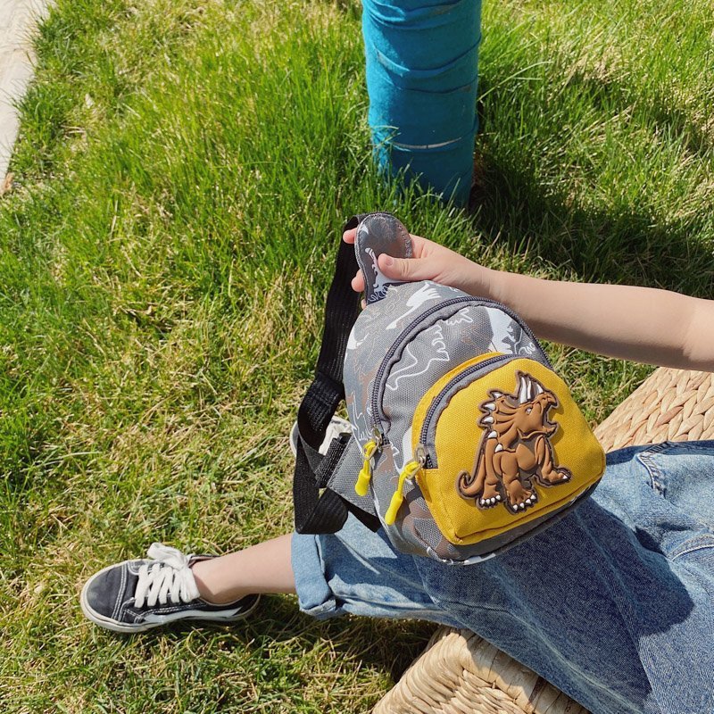 Children&#039;s Popular Messenger Bag Fashionable Stylish Waist Bag Boys and Girls Handsome Dinosaur Shoulder Bag Baby Cute Chest Bag