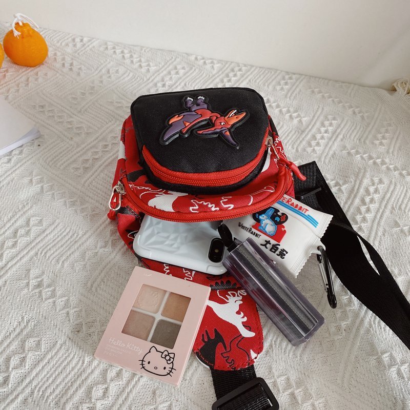 Children&#039;s Popular Messenger Bag Fashionable Stylish Waist Bag Boys and Girls Handsome Dinosaur Shoulder Bag Baby Cute Chest Bag