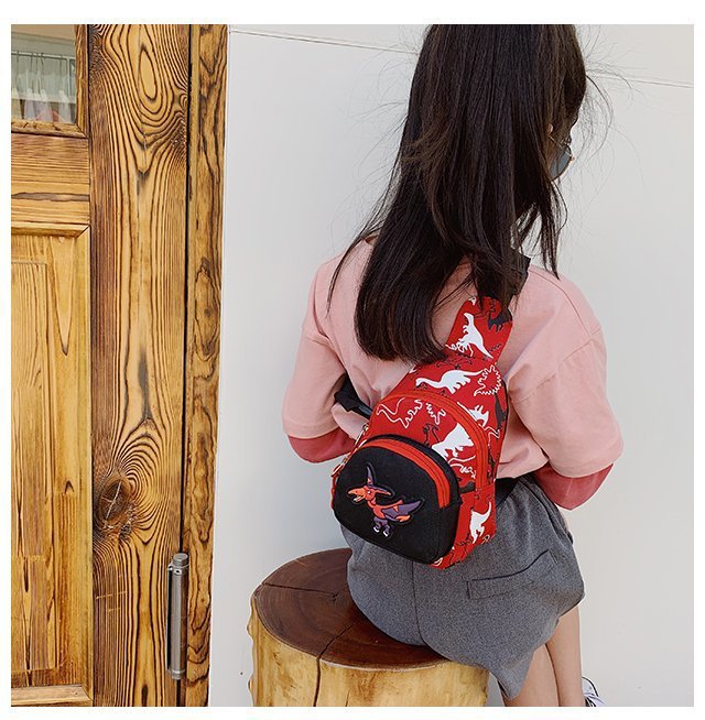 Children's Popular Messenger Bag Fashionable Stylish Waist Bag Boys and Girls Handsome Dinosaur Shoulder Bag Baby Cute Chest Bag Children's Popular Messenger Bag Fashionable Stylish Waist Bag Boys and Girls Handsome Dinosaur Shoulder Bag Baby Cute Chest Bag