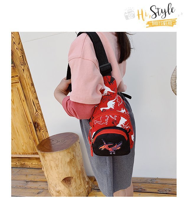 Children's Popular Messenger Bag Fashionable Stylish Waist Bag Boys and Girls Handsome Dinosaur Shoulder Bag Baby Cute Chest Bag Children's Popular Messenger Bag Fashionable Stylish Waist Bag Boys and Girls Handsome Dinosaur Shoulder Bag Baby Cute Chest Bag