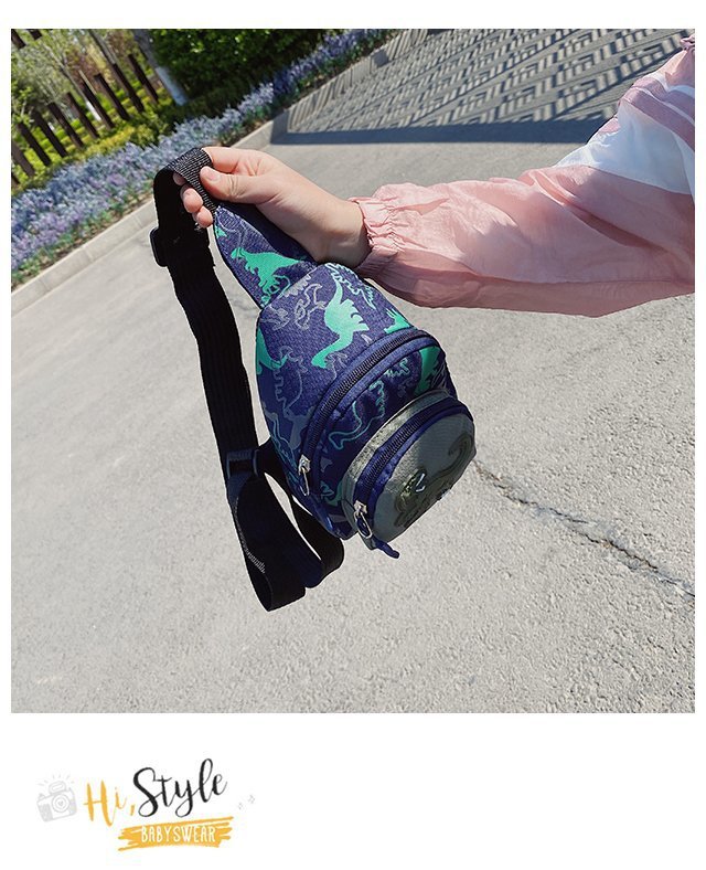 Children's Popular Messenger Bag Fashionable Stylish Waist Bag Boys and Girls Handsome Dinosaur Shoulder Bag Baby Cute Chest Bag Children's Popular Messenger Bag Fashionable Stylish Waist Bag Boys and Girls Handsome Dinosaur Shoulder Bag Baby Cute Chest Bag