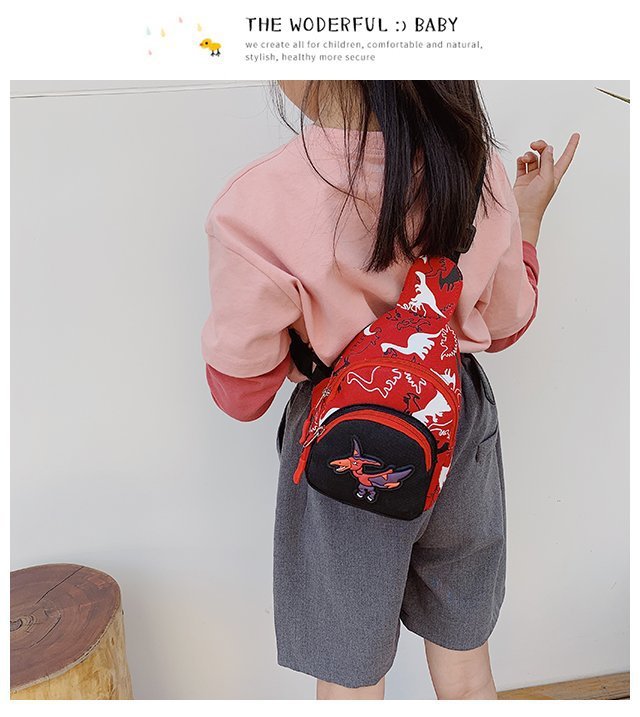 Children's Popular Messenger Bag Fashionable Stylish Waist Bag Boys and Girls Handsome Dinosaur Shoulder Bag Baby Cute Chest Bag Children's Popular Messenger Bag Fashionable Stylish Waist Bag Boys and Girls Handsome Dinosaur Shoulder Bag Baby Cute Chest Bag