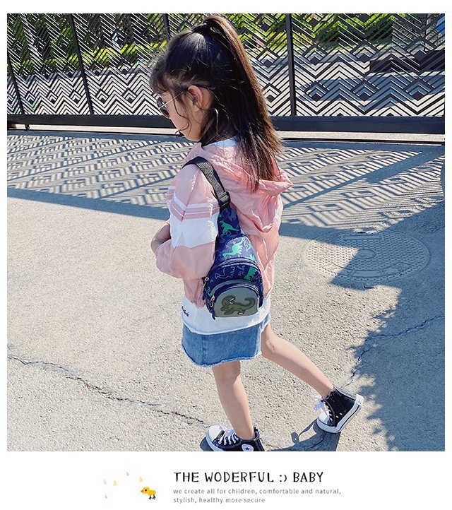 Children's Popular Messenger Bag Fashionable Stylish Waist Bag Boys and Girls Handsome Dinosaur Shoulder Bag Baby Cute Chest Bag Children's Popular Messenger Bag Fashionable Stylish Waist Bag Boys and Girls Handsome Dinosaur Shoulder Bag Baby Cute Chest Bag