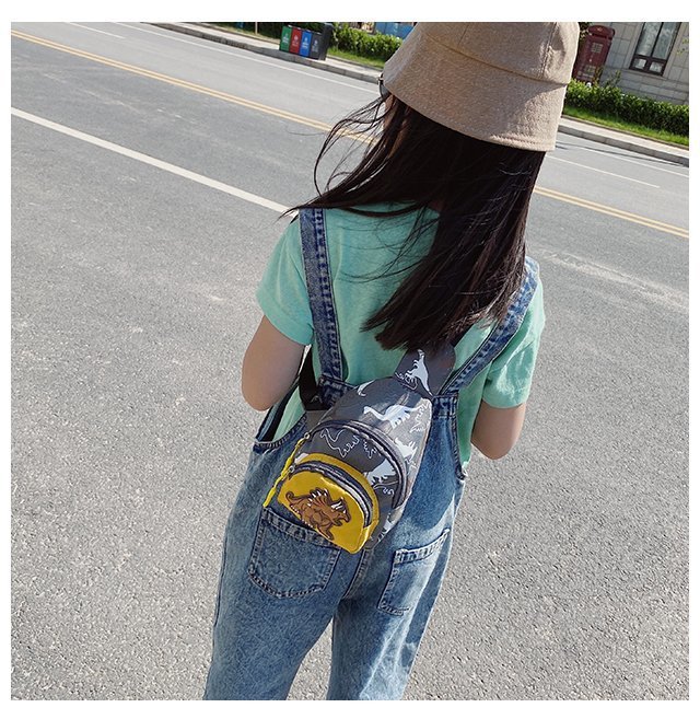 Children's Popular Messenger Bag Fashionable Stylish Waist Bag Boys and Girls Handsome Dinosaur Shoulder Bag Baby Cute Chest Bag Children's Popular Messenger Bag Fashionable Stylish Waist Bag Boys and Girls Handsome Dinosaur Shoulder Bag Baby Cute Chest Bag