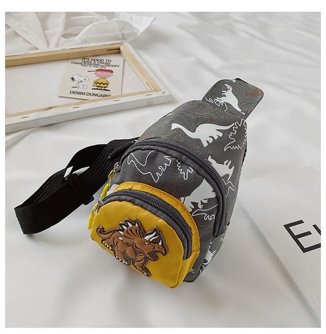 Children's Popular Messenger Bag Fashionable Stylish Waist Bag Boys and Girls Handsome Dinosaur Shoulder Bag Baby Cute Chest Bag Children's Popular Messenger Bag Fashionable Stylish Waist Bag Boys and Girls Handsome Dinosaur Shoulder Bag Baby Cute Chest Bag