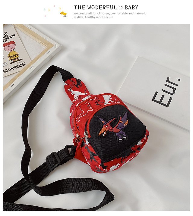 Children's Popular Messenger Bag Fashionable Stylish Waist Bag Boys and Girls Handsome Dinosaur Shoulder Bag Baby Cute Chest Bag Children's Popular Messenger Bag Fashionable Stylish Waist Bag Boys and Girls Handsome Dinosaur Shoulder Bag Baby Cute Chest Bag