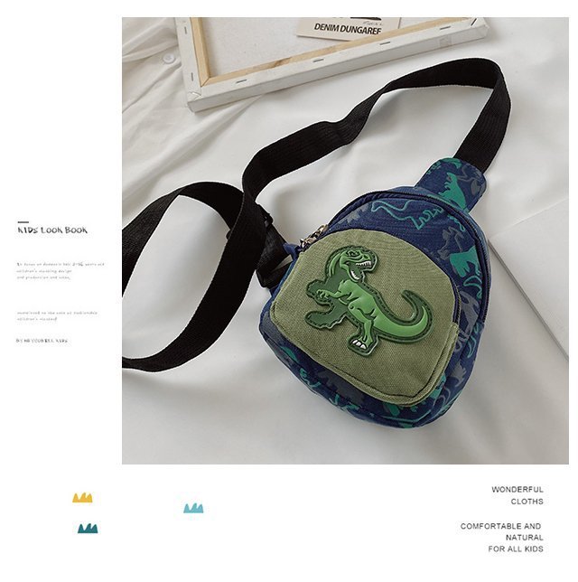 Children's Popular Messenger Bag Fashionable Stylish Waist Bag Boys and Girls Handsome Dinosaur Shoulder Bag Baby Cute Chest Bag Children's Popular Messenger Bag Fashionable Stylish Waist Bag Boys and Girls Handsome Dinosaur Shoulder Bag Baby Cute Chest Bag