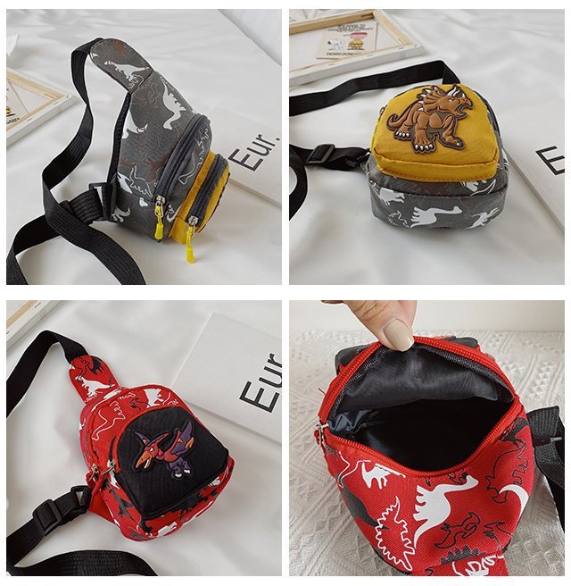 Children's Popular Messenger Bag Fashionable Stylish Waist Bag Boys and Girls Handsome Dinosaur Shoulder Bag Baby Cute Chest Bag Children's Popular Messenger Bag Fashionable Stylish Waist Bag Boys and Girls Handsome Dinosaur Shoulder Bag Baby Cute Chest Bag